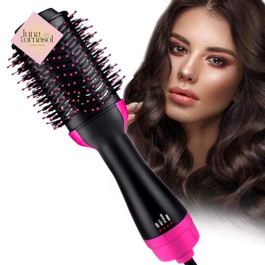 GlamBrush™ — Cepillo Secador & Alisador de Pelo