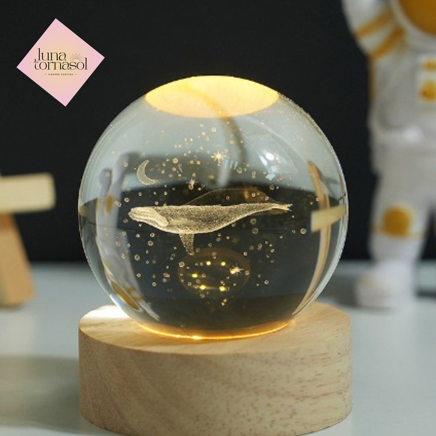 CozyGlow Lamp™ — Lámpara de Cristal